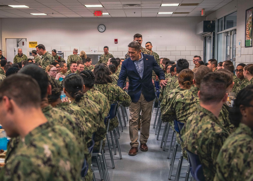 The Honorable Hung Cao, Under Secretary of the Navy tours Recruit Training Command