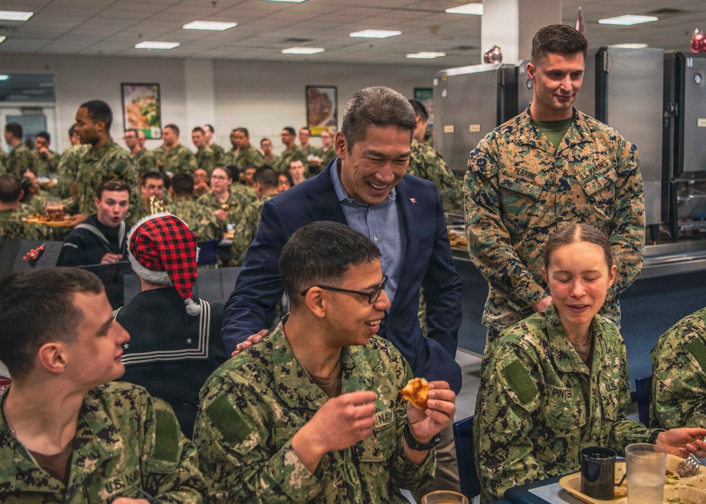 The Honorable Hung Cao, Under Secretary of the Navy tours Recruit Training Command