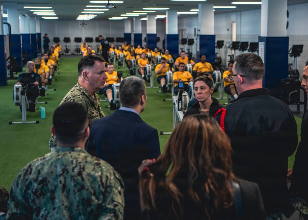 The Honorable Hung Cao, Under Secretary of the Navy tours Recruit Training Command