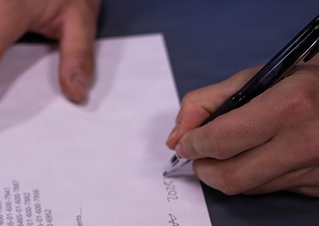 Reserve Marines with 25th Marine Regiment receive gear at Fort Devens