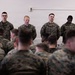 Reserve Marines with 25th Marine Regiment graduate leadership seminar course at Fort Devens
