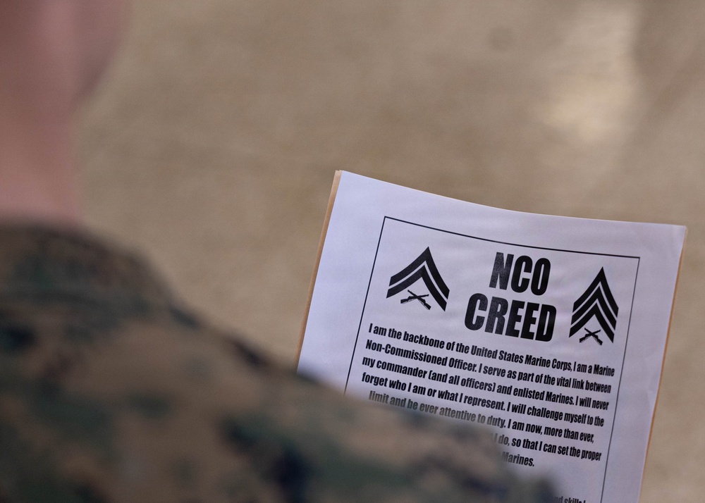 Reserve Marines with 25th Marine Regiment graduate leadership seminar course at Fort Devens