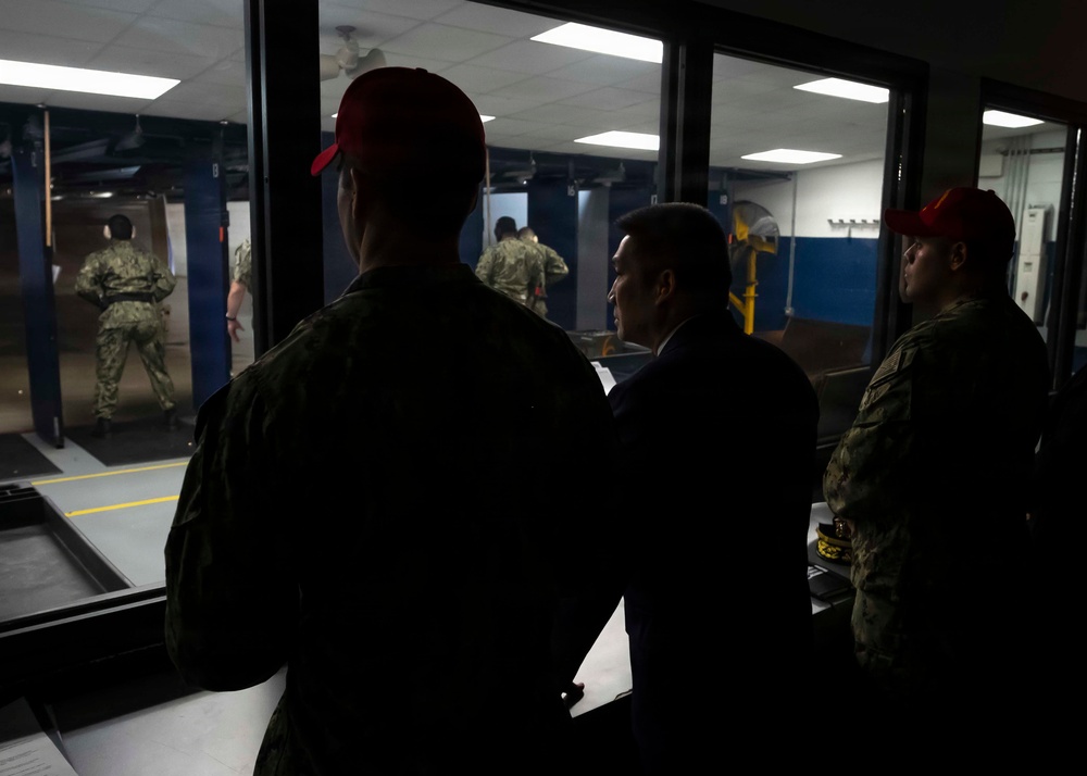 The Honorable Hung Cao, Under Secretary of the Navy tours Recruit Training Command