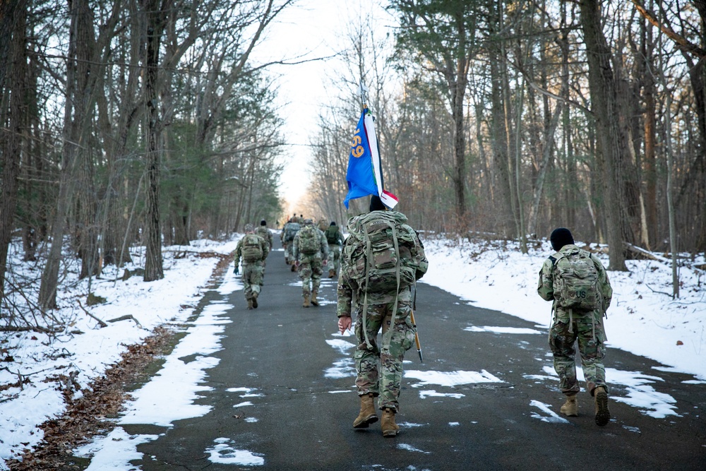 Service Members and Families Mark the Holidays With Six-Mile Ruck at Hubbard Park