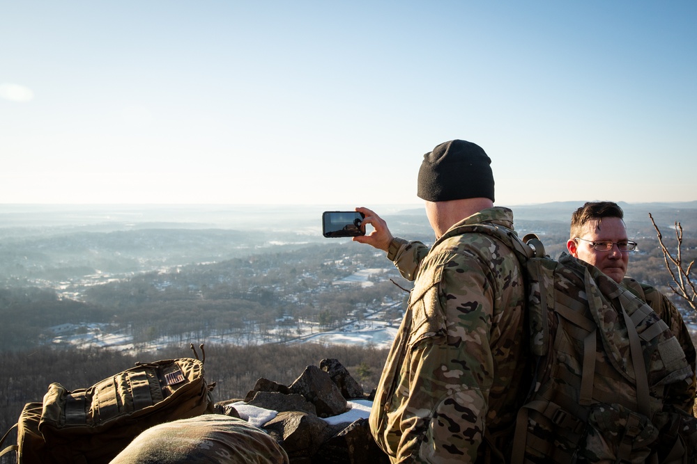 Service Members and Families Mark the Holidays With Six-Mile Ruck at Hubbard Park