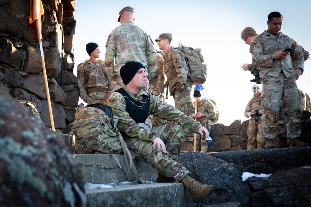 Service Members and Families Mark the Holidays With Six-Mile Ruck at Hubbard Park