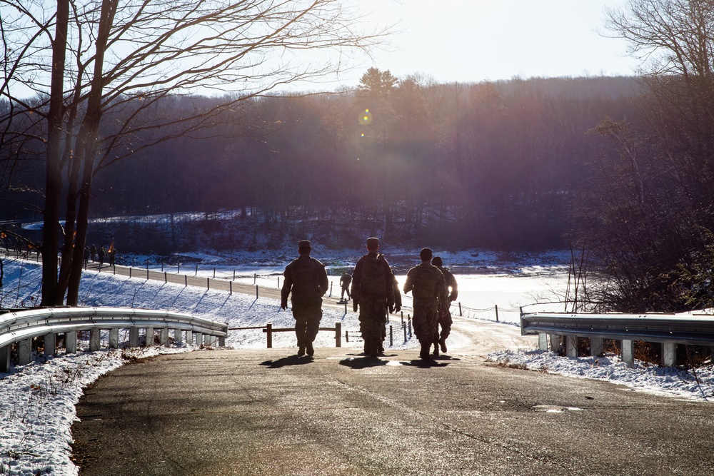 Service Members and Families Mark the Holidays With Six-Mile Ruck at Hubbard Park