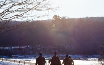 Service Members and Families Mark the Holidays With Six-Mile Ruck at Hubbard Park