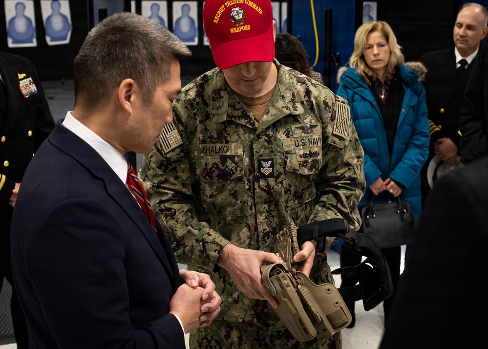 The Honorable Hung Cao, Under Secretary of the Navy tours Recruit Training Command