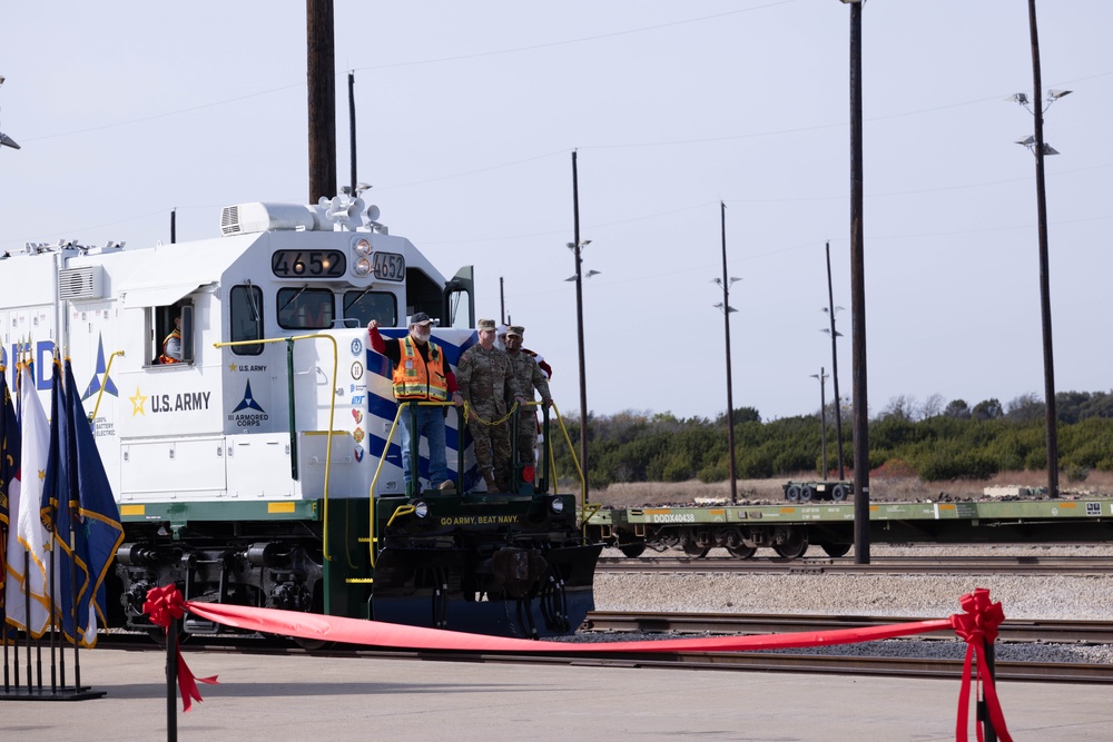 III Armored Corps All Electric Locomotive Unveiling