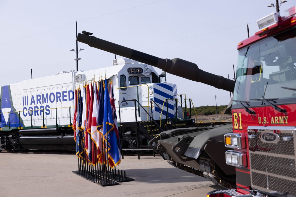 III Armored Corps All Electric Locomotive Unveiling