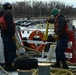 U.S. Coast Guard Cutter Mackinaw (WLBB 30) departs Cheboygan, Michigan