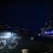 Ships Display Holiday Decorations on Naval Station Norfolk