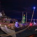 Ships Display Holiday Decorations on Naval Station Norfolk
