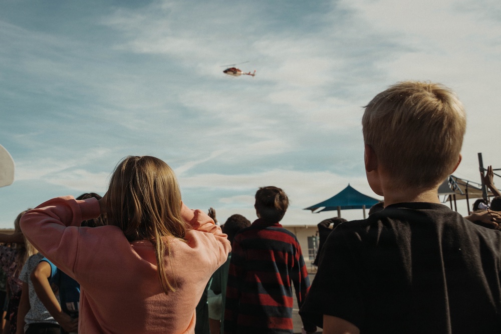Palm Springs Air Museum conduct annual Santa flyover
