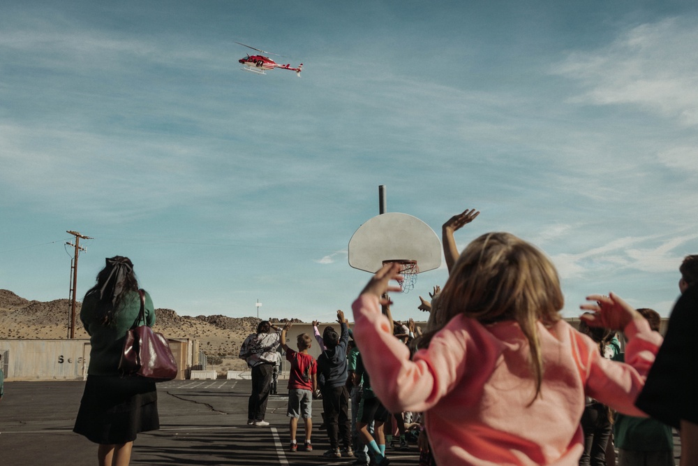 Palm Springs Air Museum conduct annual Santa flyover