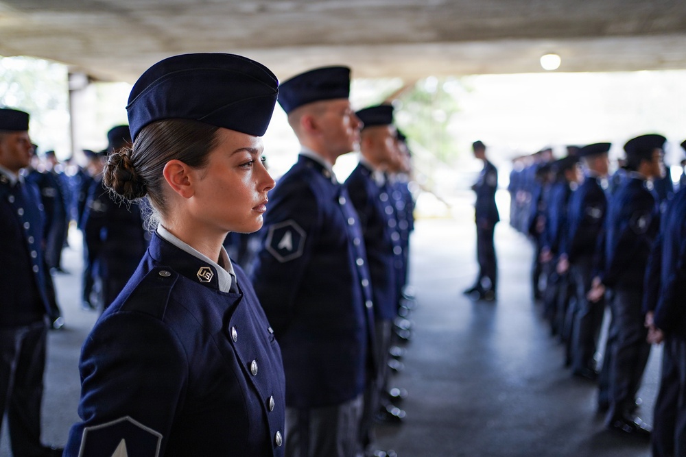 Guardians Graduate Basic Military Training in Space Force Service Dress