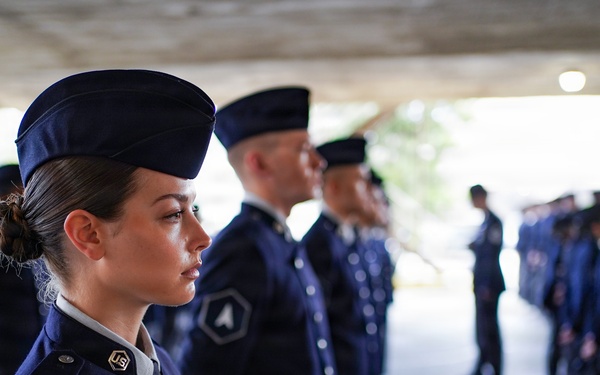 Guardians Graduate Basic Military Training in Space Force Service Dress