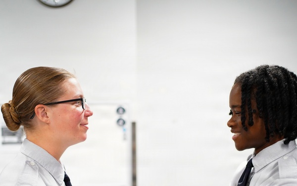 Guardians Graduate Basic Military Training in Space Force Service Dress