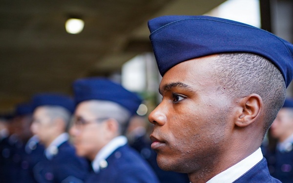 Guardians Graduate Basic Military Training in Space Force Service Dress