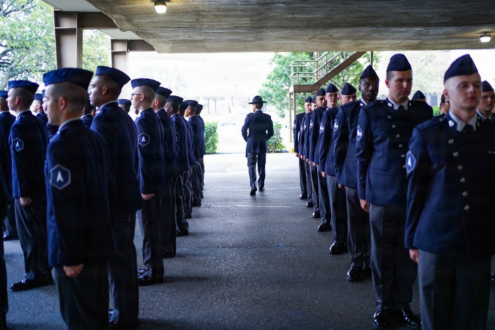 Guardians Graduate Basic Military Training in Space Force Service Dress