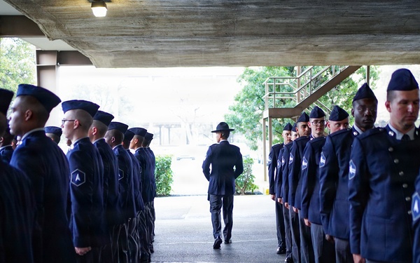 Guardians Graduate Basic Military Training in Space Force Service Dress