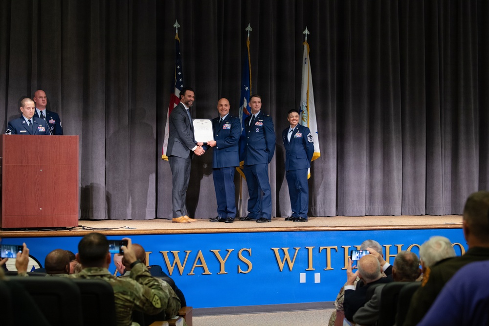 FLANG welcomes first warrant officer graduate
