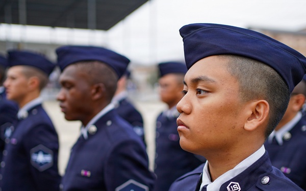 Guardians Graduate Basic Military Training in Space Force Service Dress
