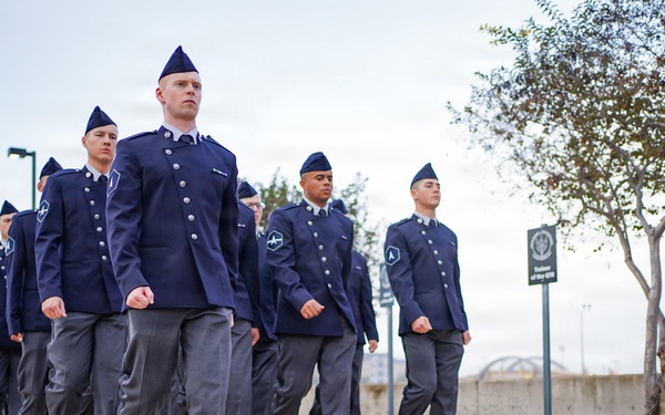 Guardians Graduate Basic Military Training in Space Force Service Dress
