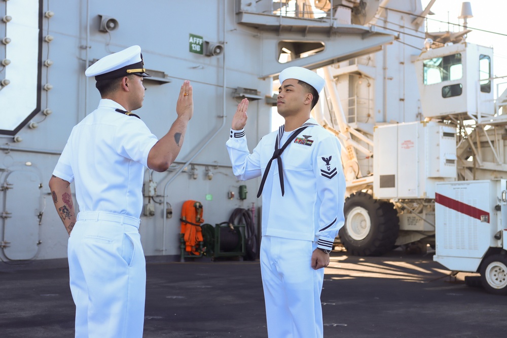 MU2 Ramirez Reenlistment