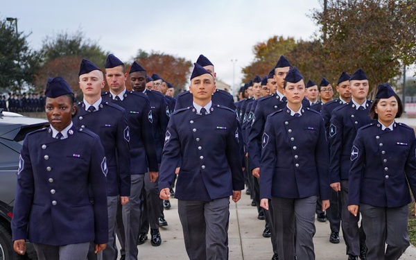 Guardians Graduate Basic Military Training in Space Force Service Dress