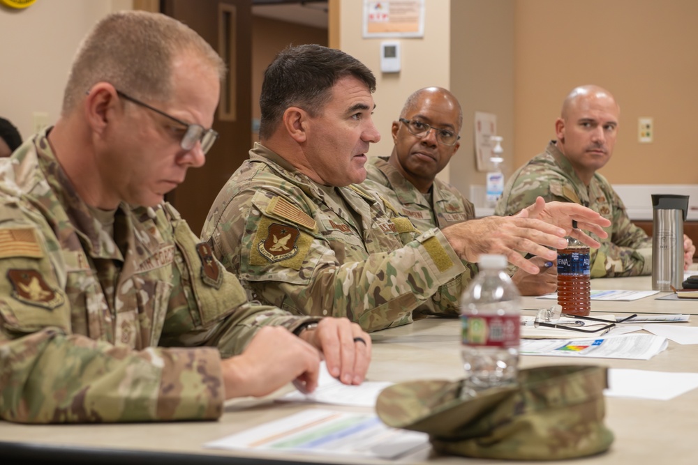 Second Air Force attends site visit