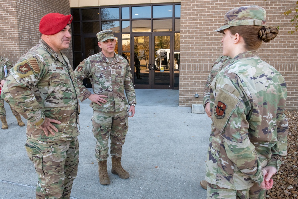 Second Air Force attends site visit
