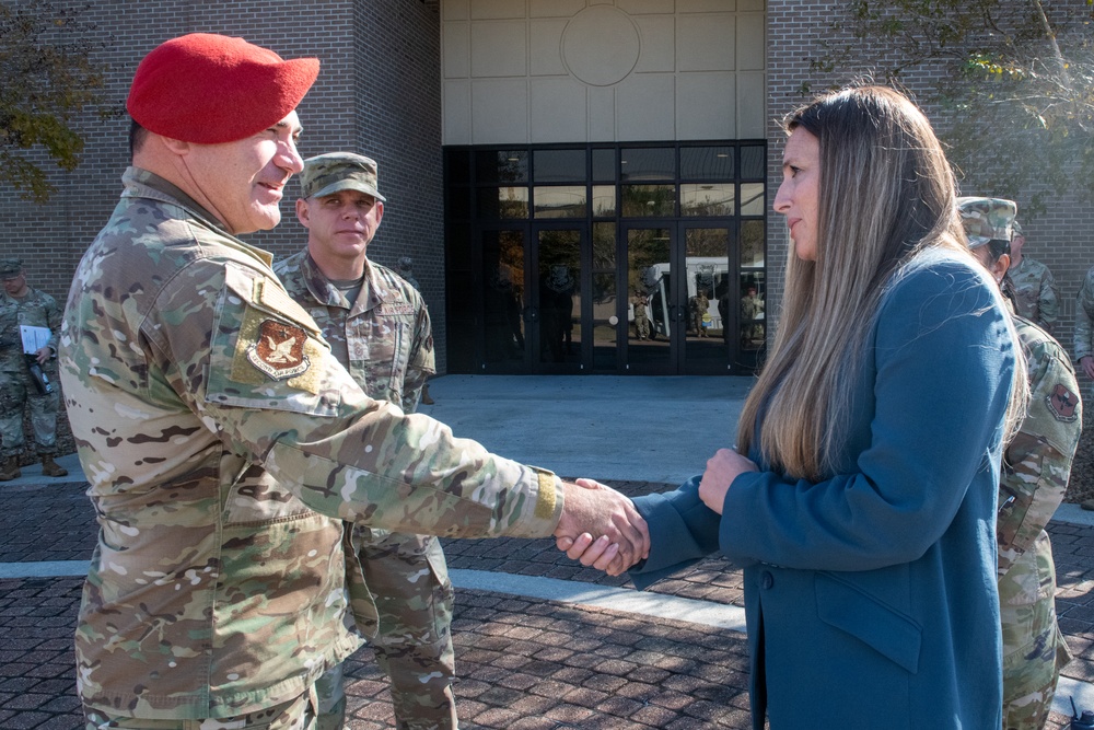 Second Air Force attends site visit