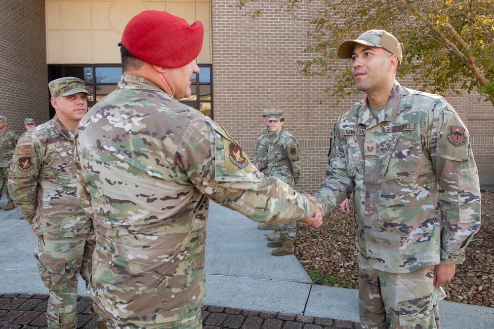 Second Air Force attends site visit