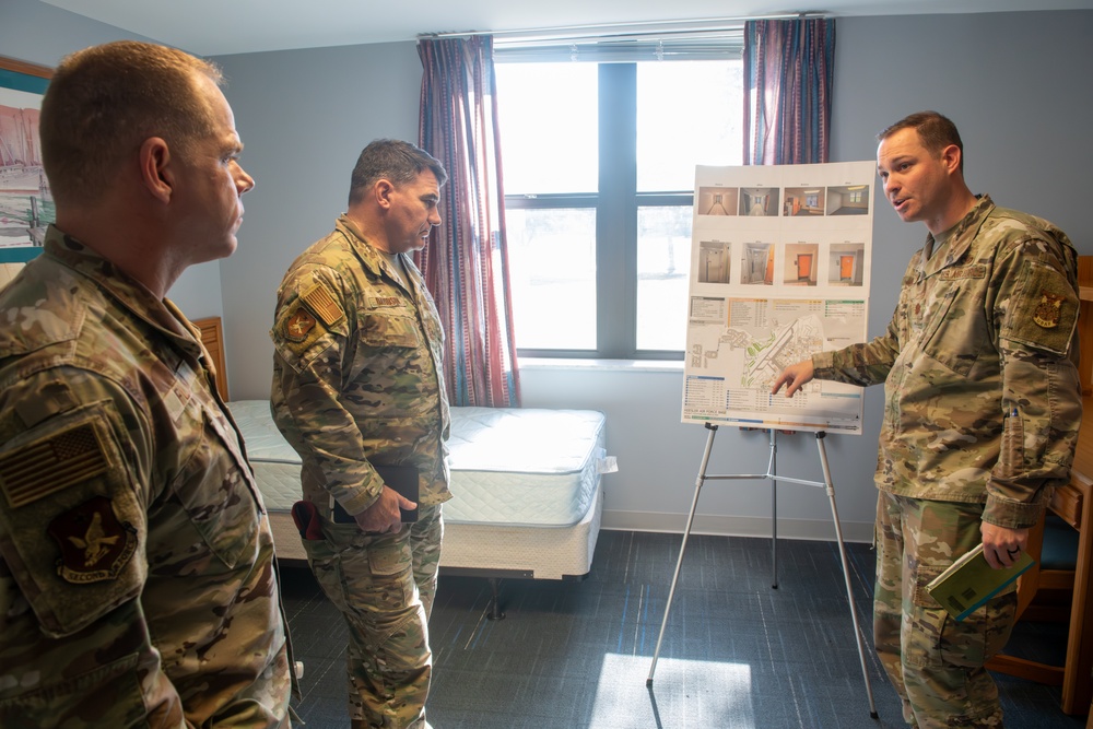 Second Air Force attends site visit