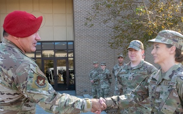 Second Air Force attends site visit