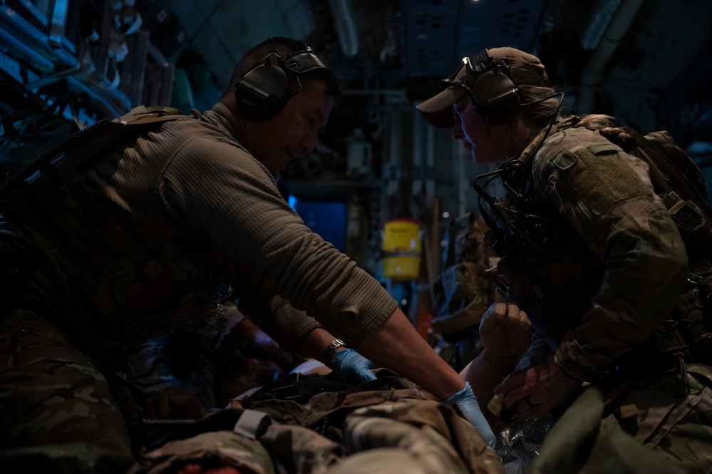 Air Commandos train for airborne medical emergencies