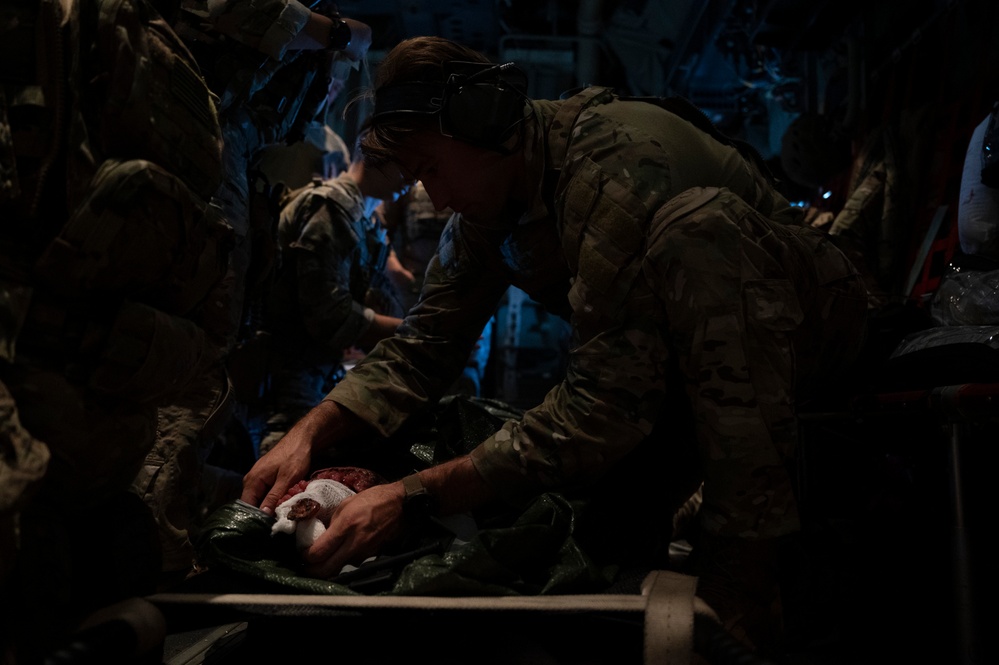 Air Commandos train for airborne medical emergencies