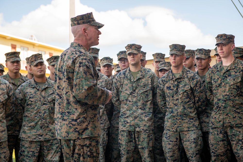39th commandant of the Marine Corps visits Naval Station Guantanamo Bay