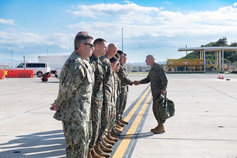 39th commandant of the Marine Corps visits Naval Station Guantanamo Bay