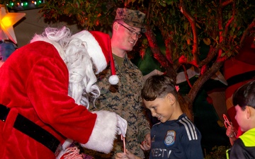 Santa Claus Is Coming to Town!: MCAS Miramar Fire Department and PMO escort Santa throughout the base