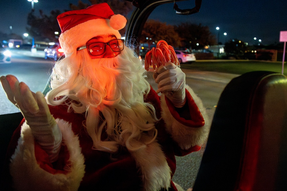 Santa Claus Is Coming to Town!: MCAS Miramar Fire Department and PMO escort Santa throughout the base