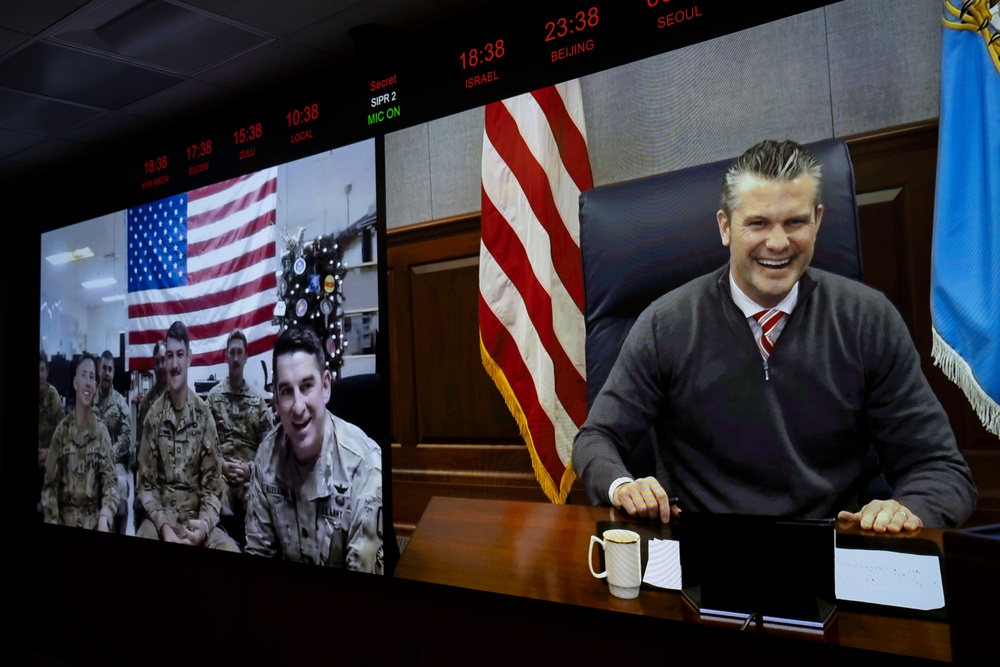 SW Hosts Holiday Morale Calls with Deployed Troops