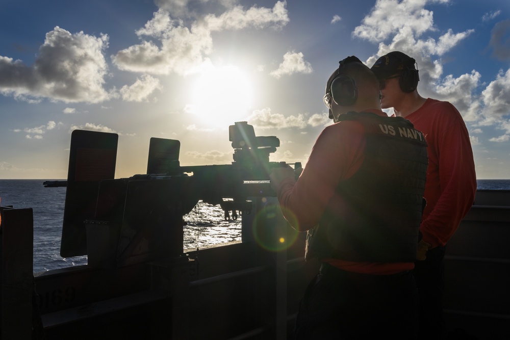 Abraham Lincoln conducts routine operations