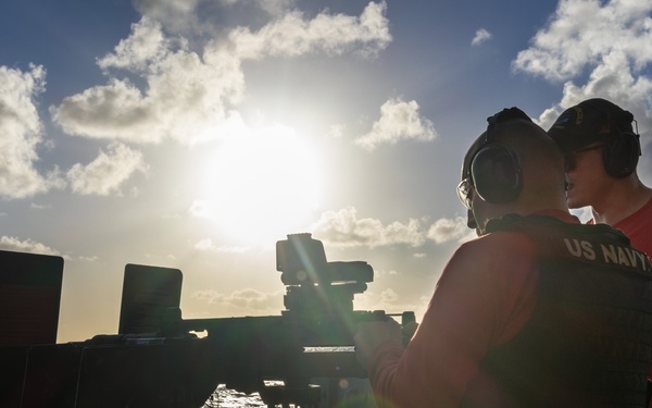 Abraham Lincoln conducts routine operations