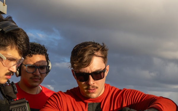 Abraham Lincoln conducts routine operations