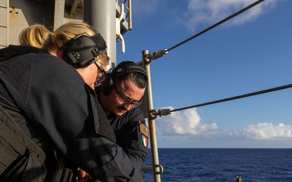 Abraham Lincoln conducts routine operations