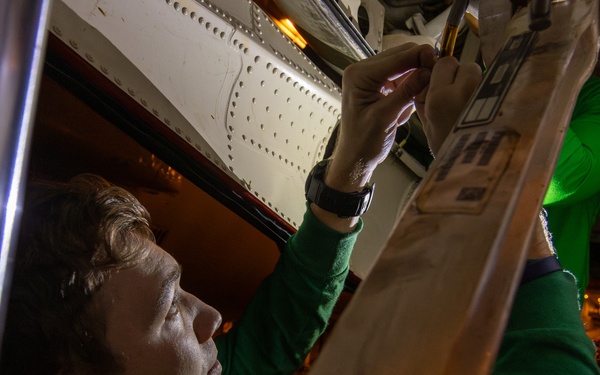 Abraham Lincoln conducts routine operations