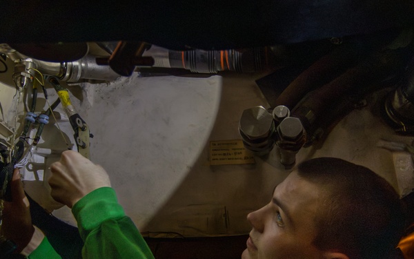 Abraham Lincoln conducts routine operations